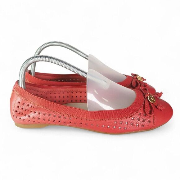 Sperry Top-Sider Elise Perforated Ballet Flats Salmon Pink STS93221 Women's 8M - Picture 4 of 11